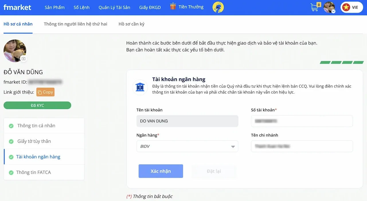 Đăng ký tài khoản Fmarket miễn phí – nhận thưởng ngay 50.000đ